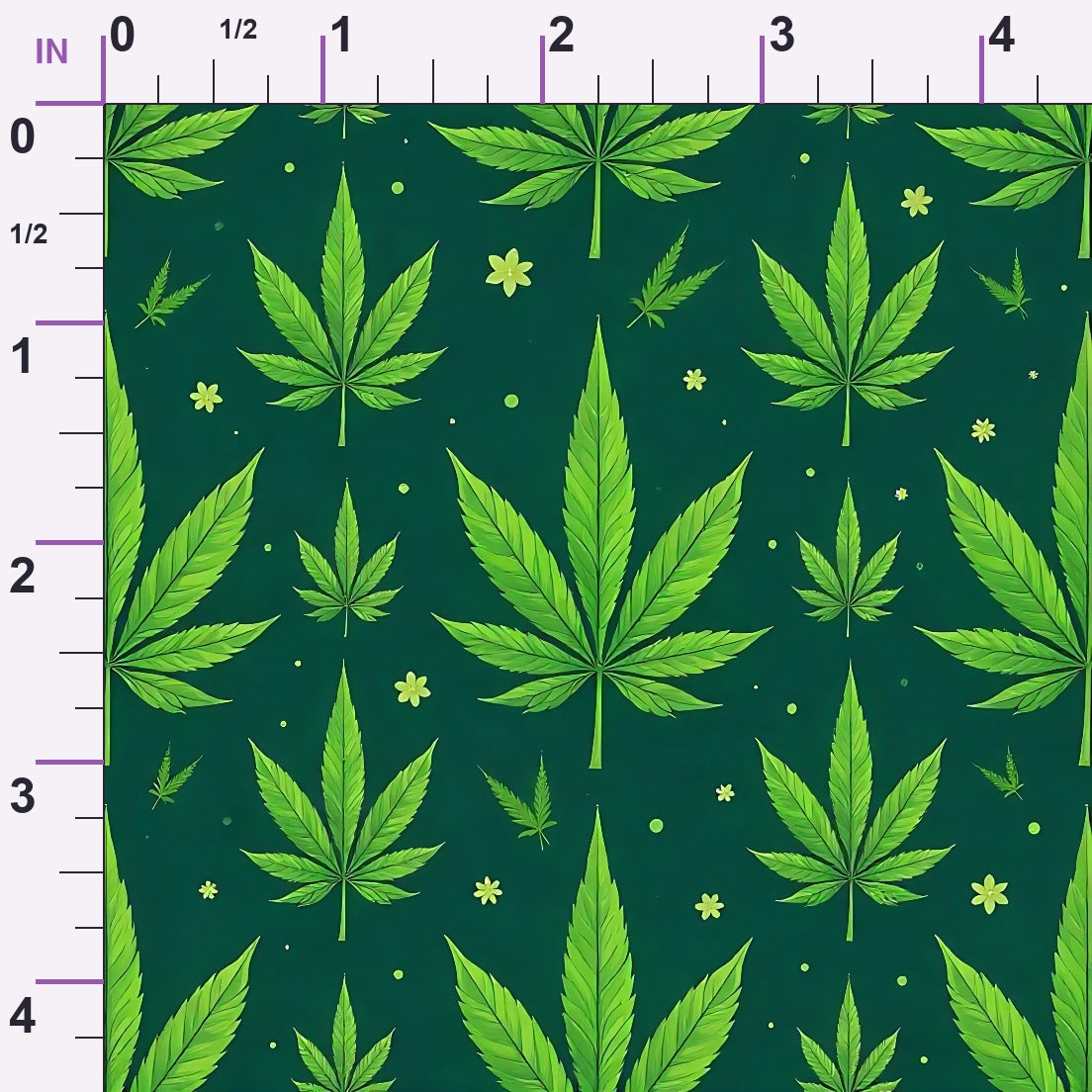 Herbal Haze Pattern 1 Minky Fabric