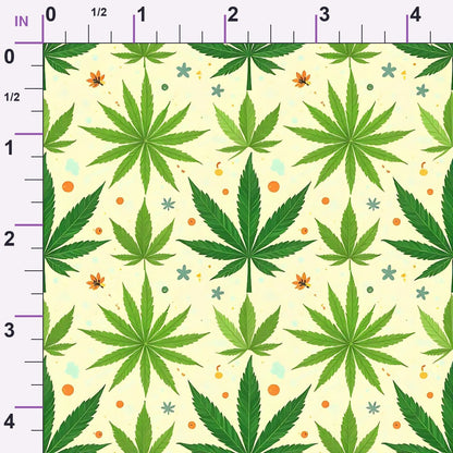 Herbal Haze Pattern 3 Minky Fabric