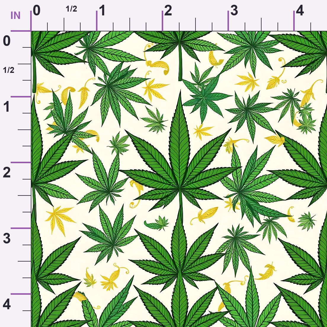 Herbal Haze Pattern 4 Minky Fabric