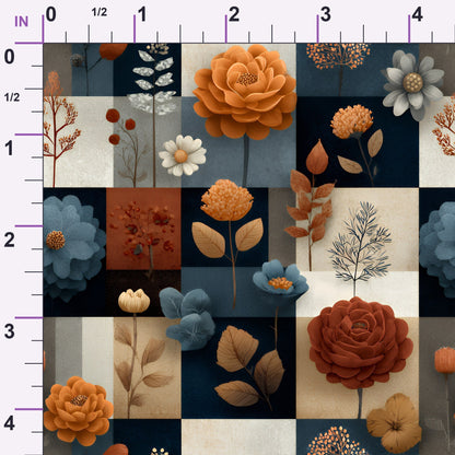 Herbarium Quilt Pattern 11 Minky Fabric