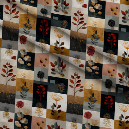Herbarium Quilt Pattern 8 Minky Fabric
