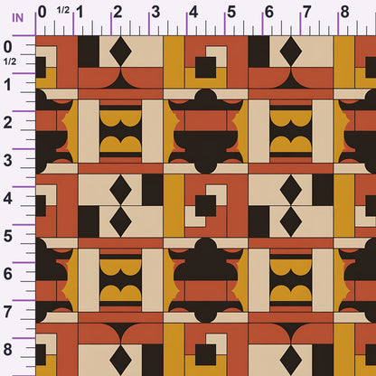 Heritage Portraits Pattern 4 Minky Fabric