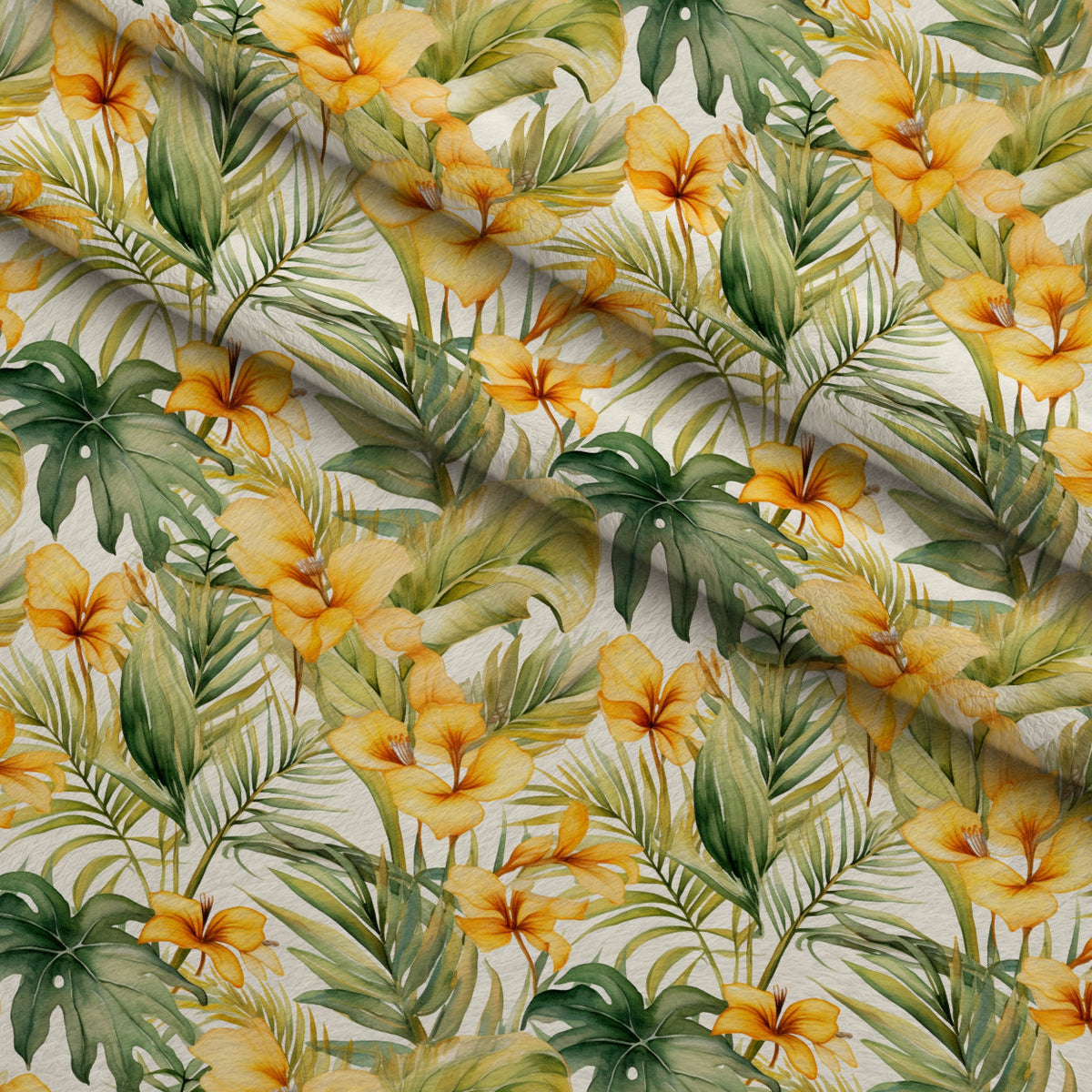 Hibiscus Paradise Pattern 11 Minky Fabric