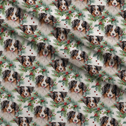 Holiday Pups Pattern 10 Minky Fabric