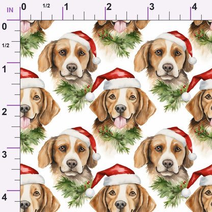 Holiday Pups Pattern 3 Minky Fabric