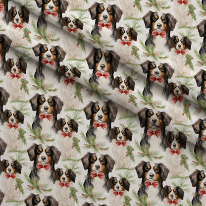 Holiday Pups Pattern 6 Minky Fabric