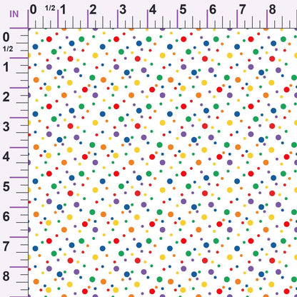 Holiday Sprinkles Pattern 3 Minky Fabric