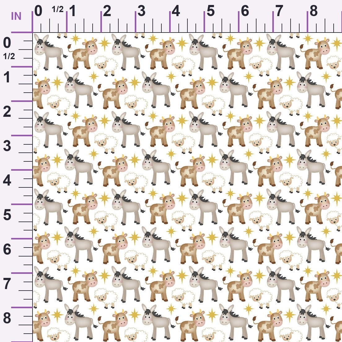 Holy Night Pattern 2 Minky Fabric