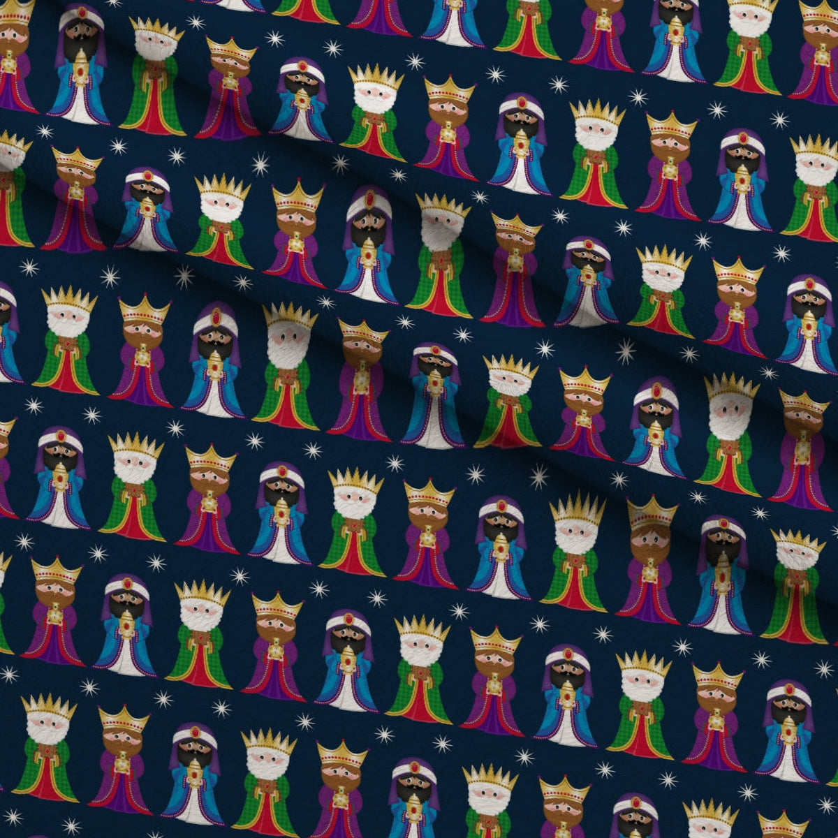 Holy Night Pattern 3 Minky Fabric