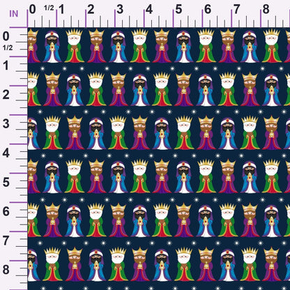 Holy Night Pattern 3 Minky Fabric