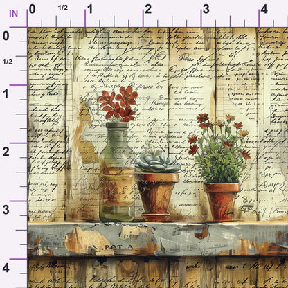 Homestead Ledger Pattern 1 Minky Fabric
