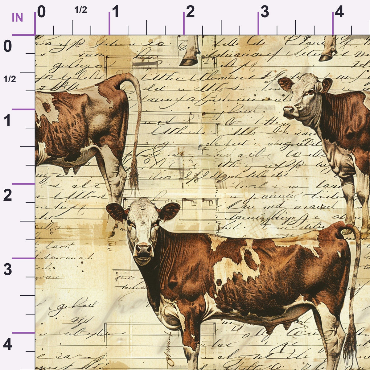 Homestead Ledger Pattern 32 Minky Fabric