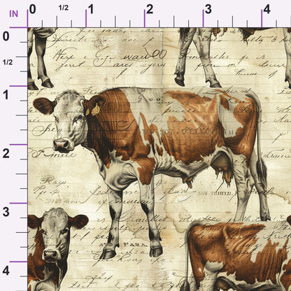 Homestead Ledger Pattern 33 Minky Fabric