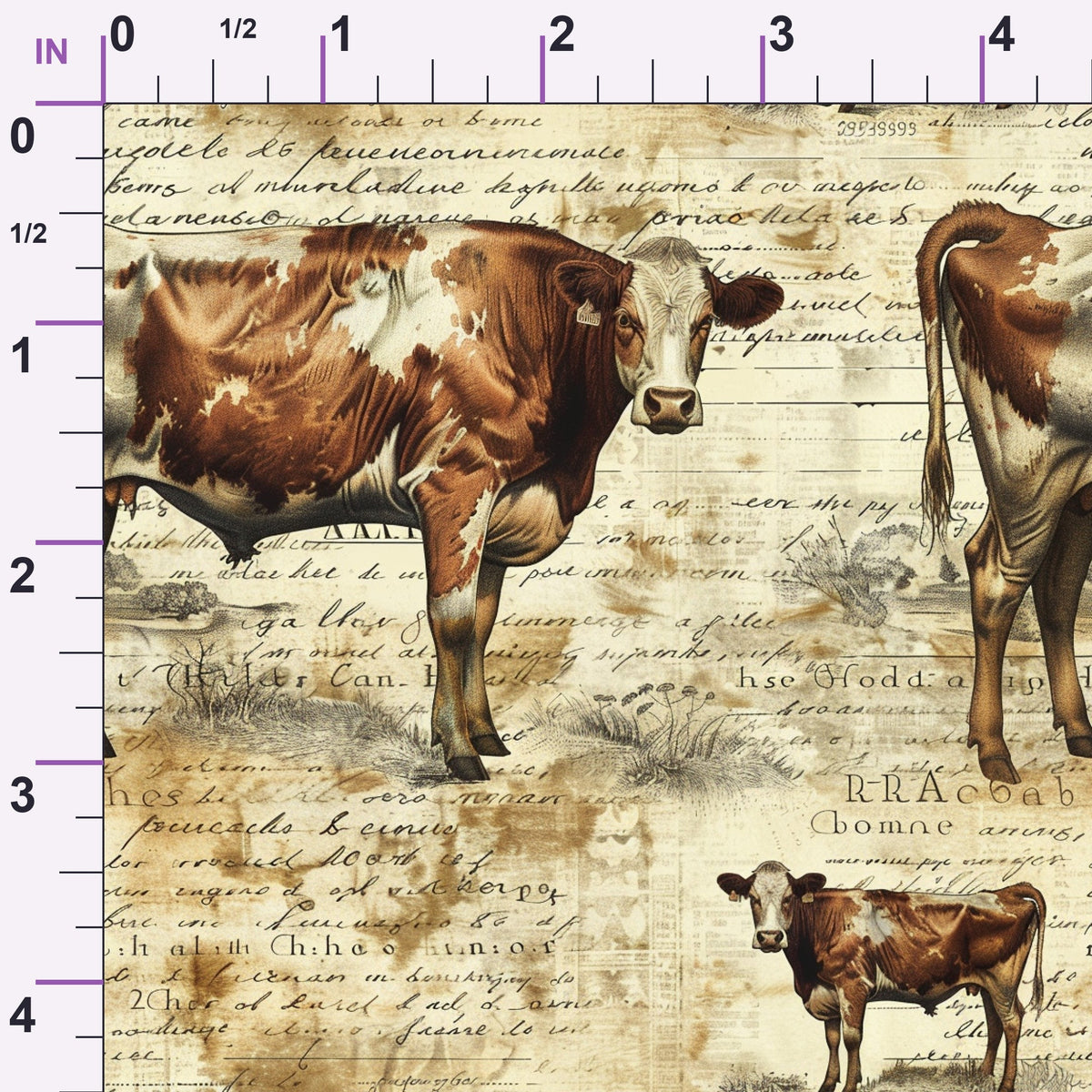 Homestead Ledger Pattern 35 Minky Fabric