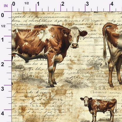 Homestead Ledger Pattern 35 Minky Fabric