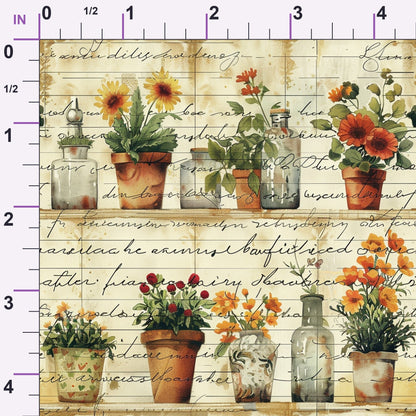 Homestead Ledger Pattern 4 Minky Fabric