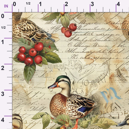 Homestead Ledger Pattern 44 Minky Fabric