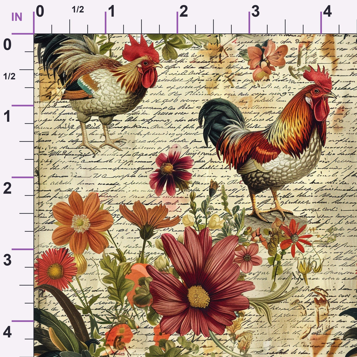 Homestead Ledger Pattern 52 Minky Fabric
