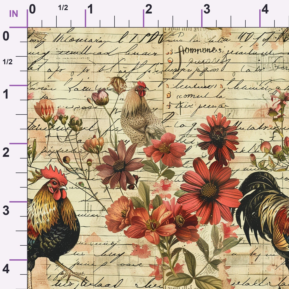 Homestead Ledger Pattern 53 Minky Fabric