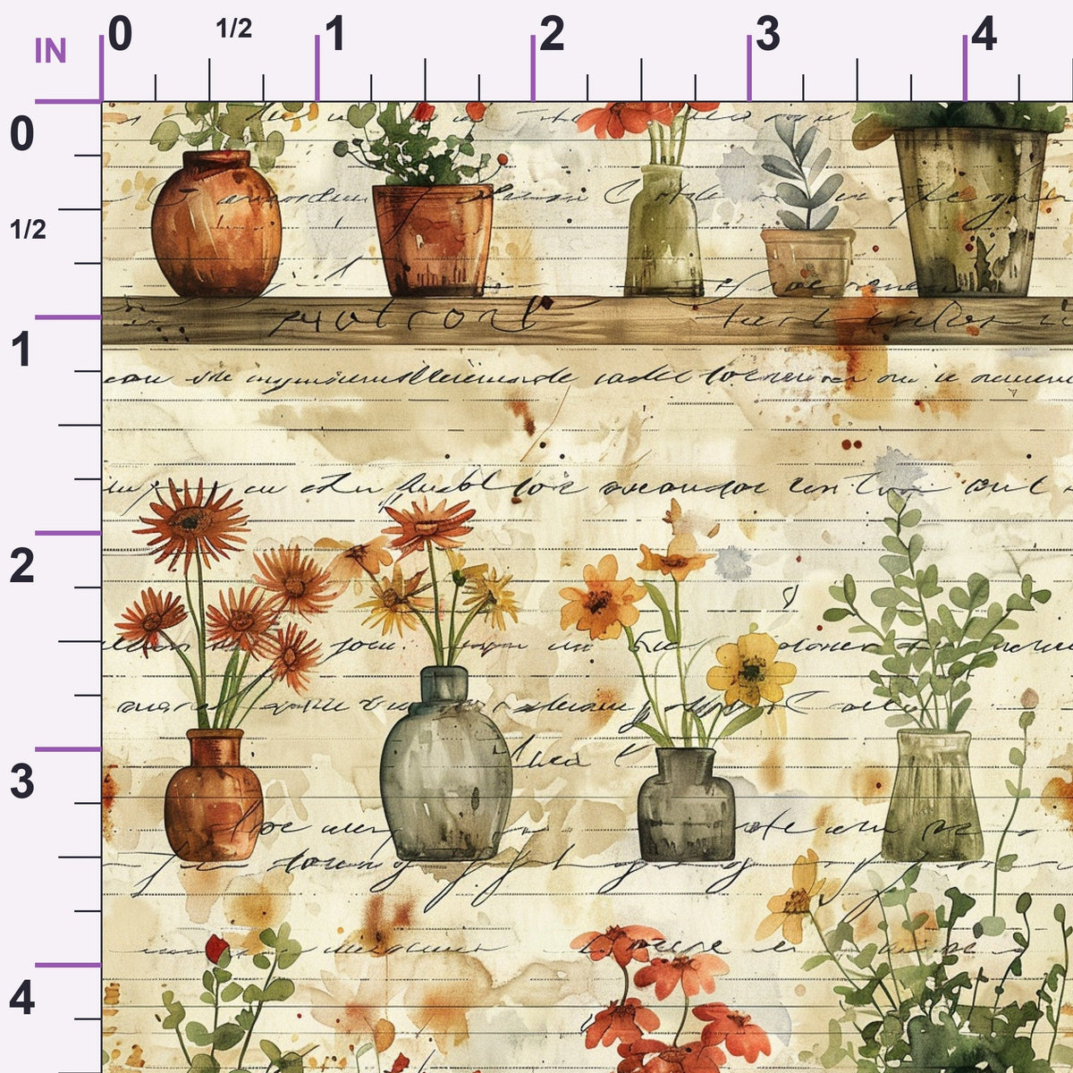 Homestead Ledger Pattern 6 Minky Fabric