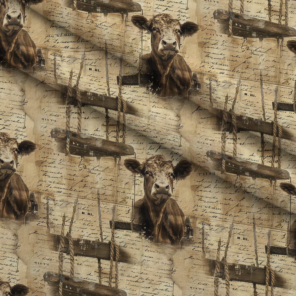Homestead Ledger Pattern 63 Minky Fabric