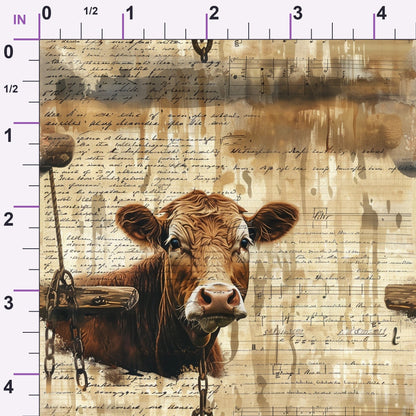 Homestead Ledger Pattern 66 Minky Fabric