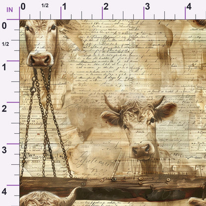 Homestead Ledger Pattern 68 Minky Fabric