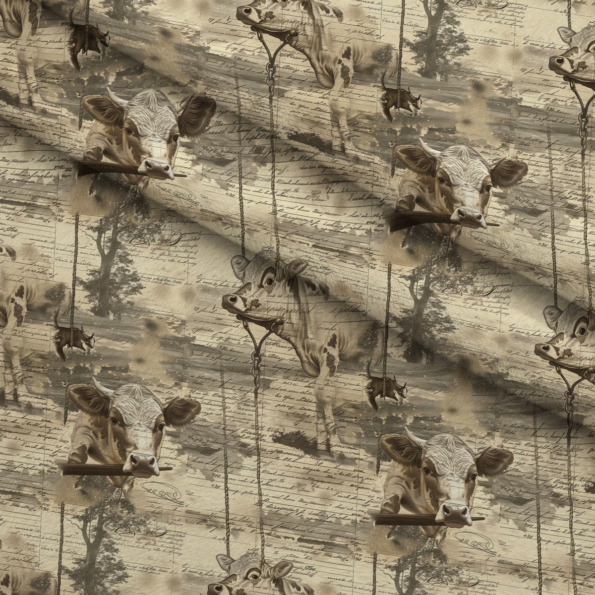 Homestead Ledger Pattern 69 Minky Fabric