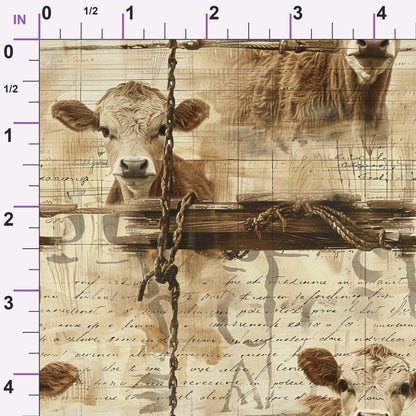 Homestead Ledger Pattern 71 Minky Fabric