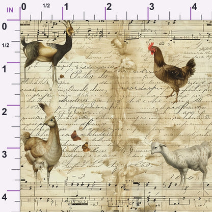 Homestead Ledger Pattern 72 Minky Fabric