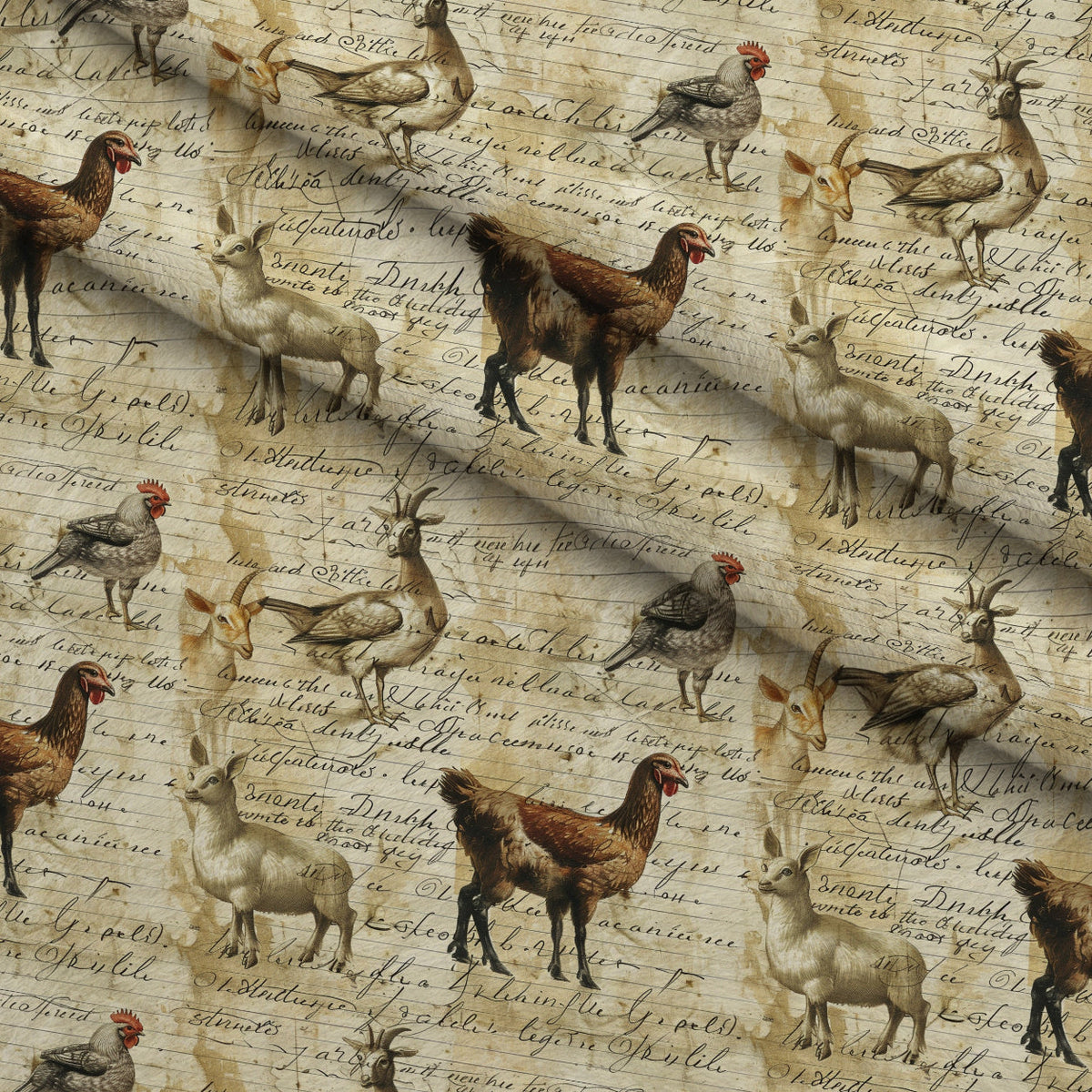 Homestead Ledger Pattern 73 Minky Fabric