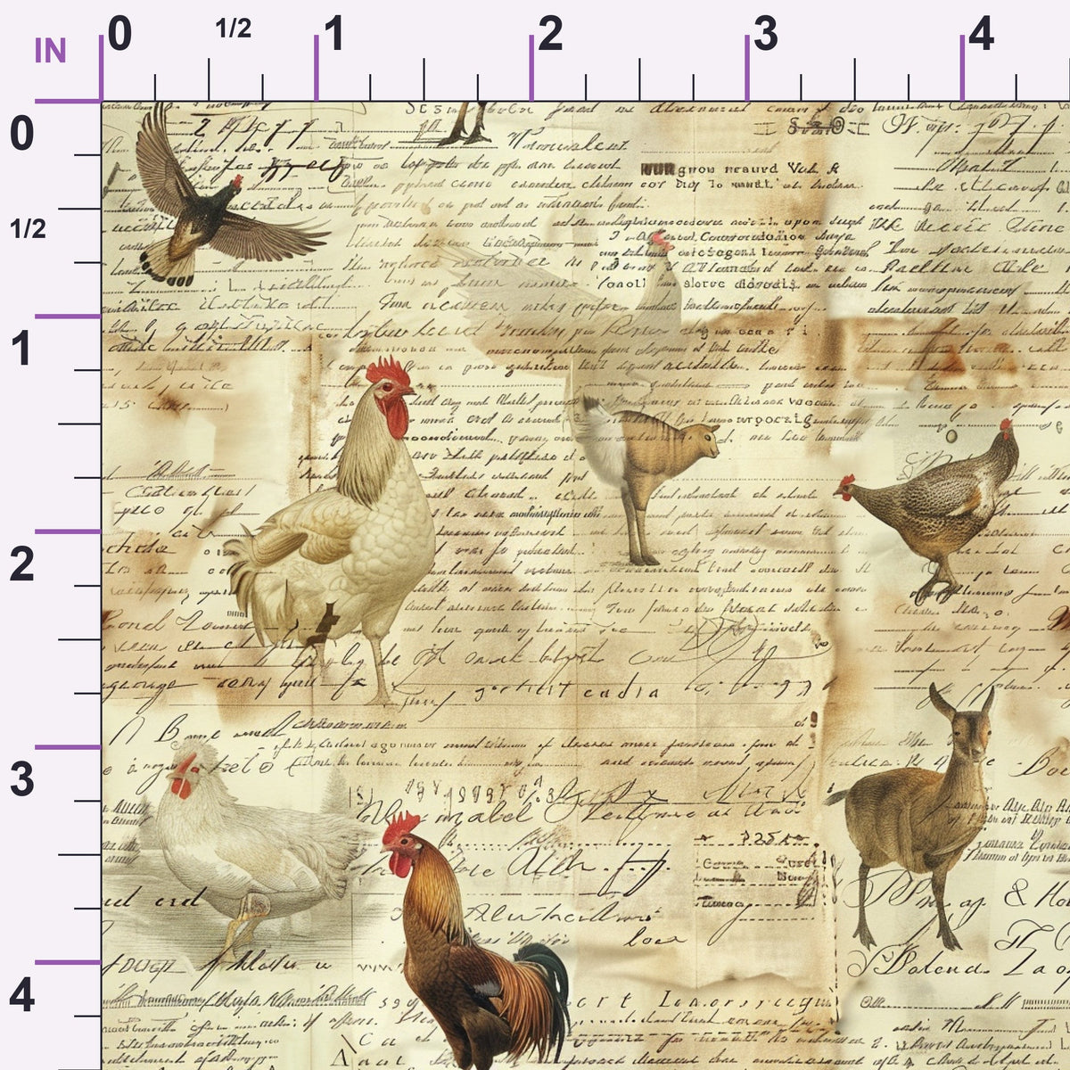 Homestead Ledger Pattern 74 Minky Fabric