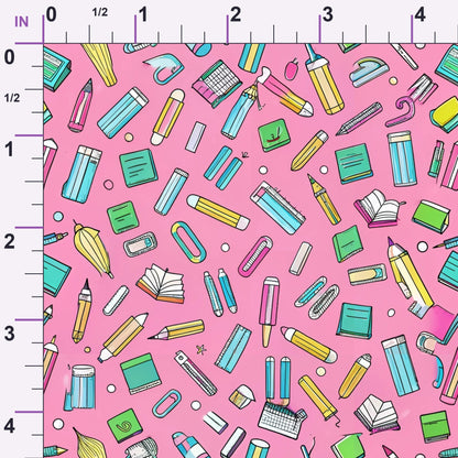 Homework Doodles Pattern 11 Minky Fabric