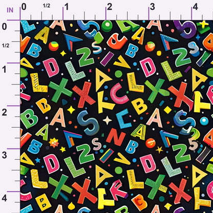 Homework Doodles Pattern 14 Minky Fabric