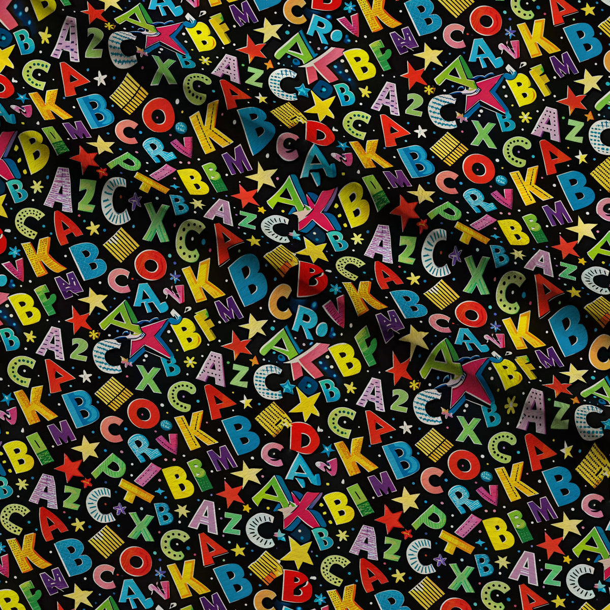 Homework Doodles Pattern 15 Minky Fabric