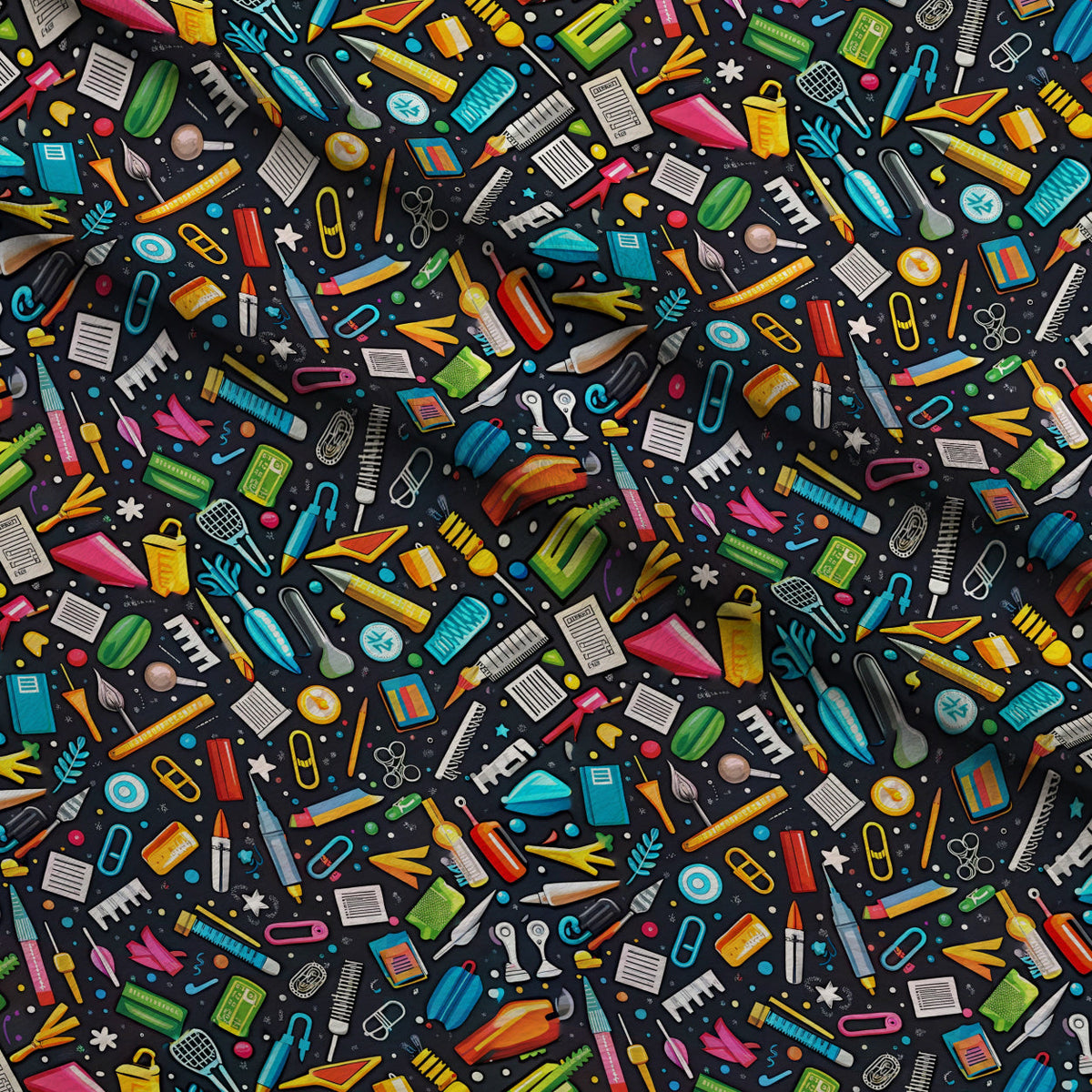 Homework Doodles Pattern 20 Minky Fabric