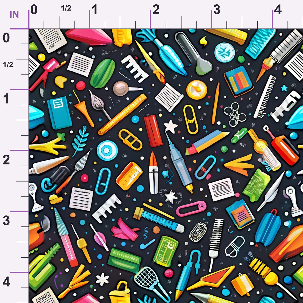 Homework Doodles Pattern 20 Minky Fabric