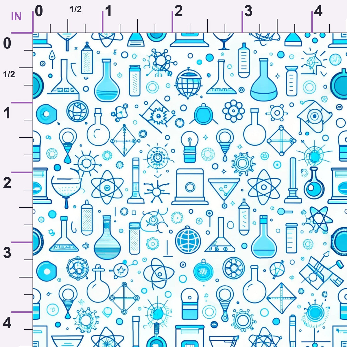 Homework Doodles Pattern 21 Minky Fabric