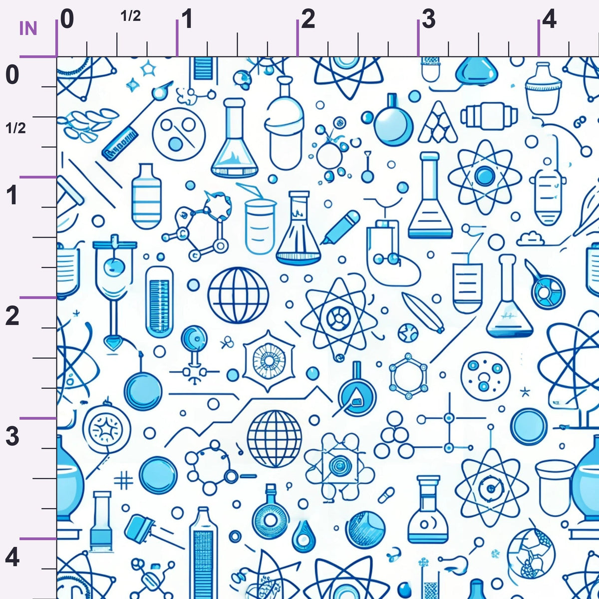 Homework Doodles Pattern 22 Minky Fabric