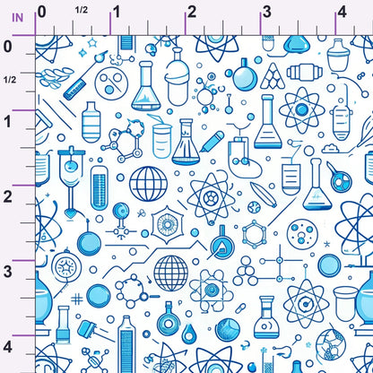 Homework Doodles Pattern 22 Minky Fabric