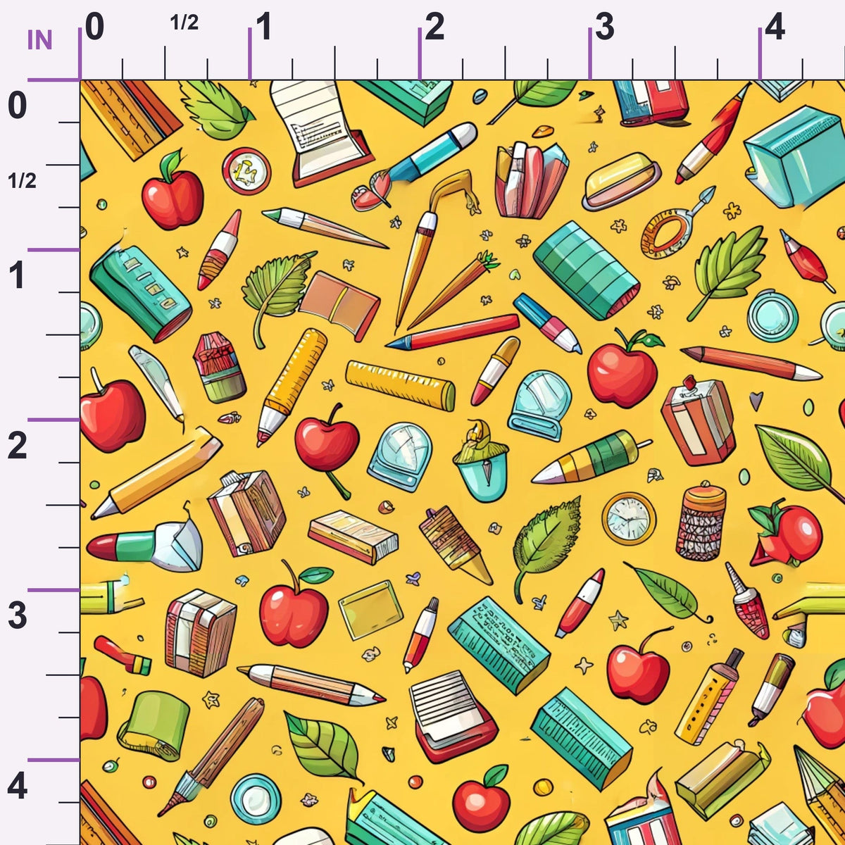 Homework Doodles Pattern 23 Minky Fabric