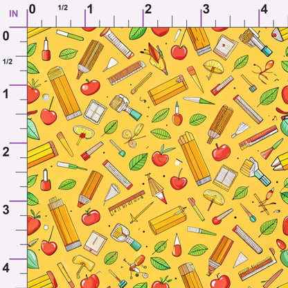 Homework Doodles Pattern 27 Minky Fabric