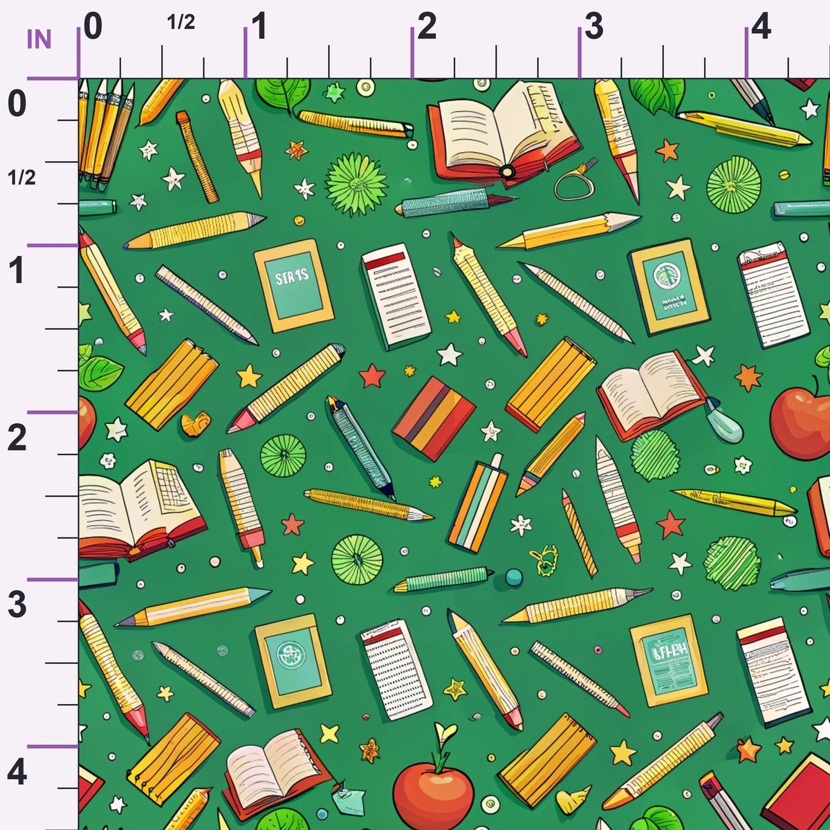 Homework Doodles Pattern 5 Minky Fabric