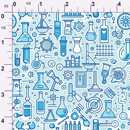 Homework Doodles Pattern 7 Minky Fabric