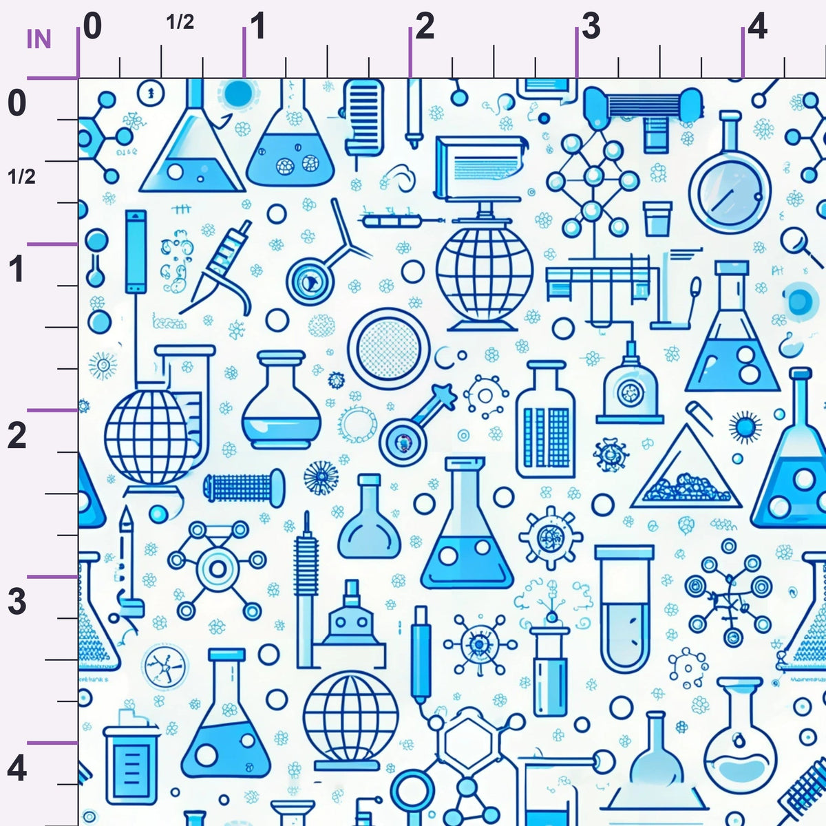 Homework Doodles Pattern 9 Minky Fabric