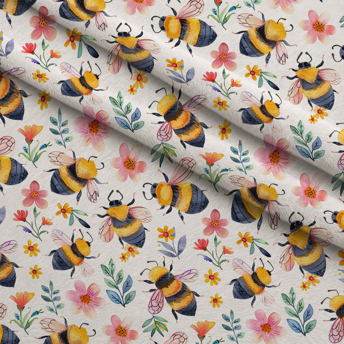 Honey Meadow Pattern 10 Minky Fabric