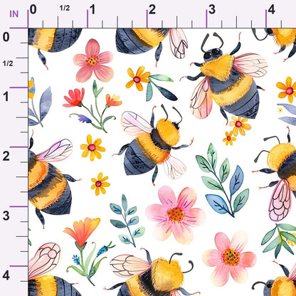Honey Meadow Pattern 10 Minky Fabric