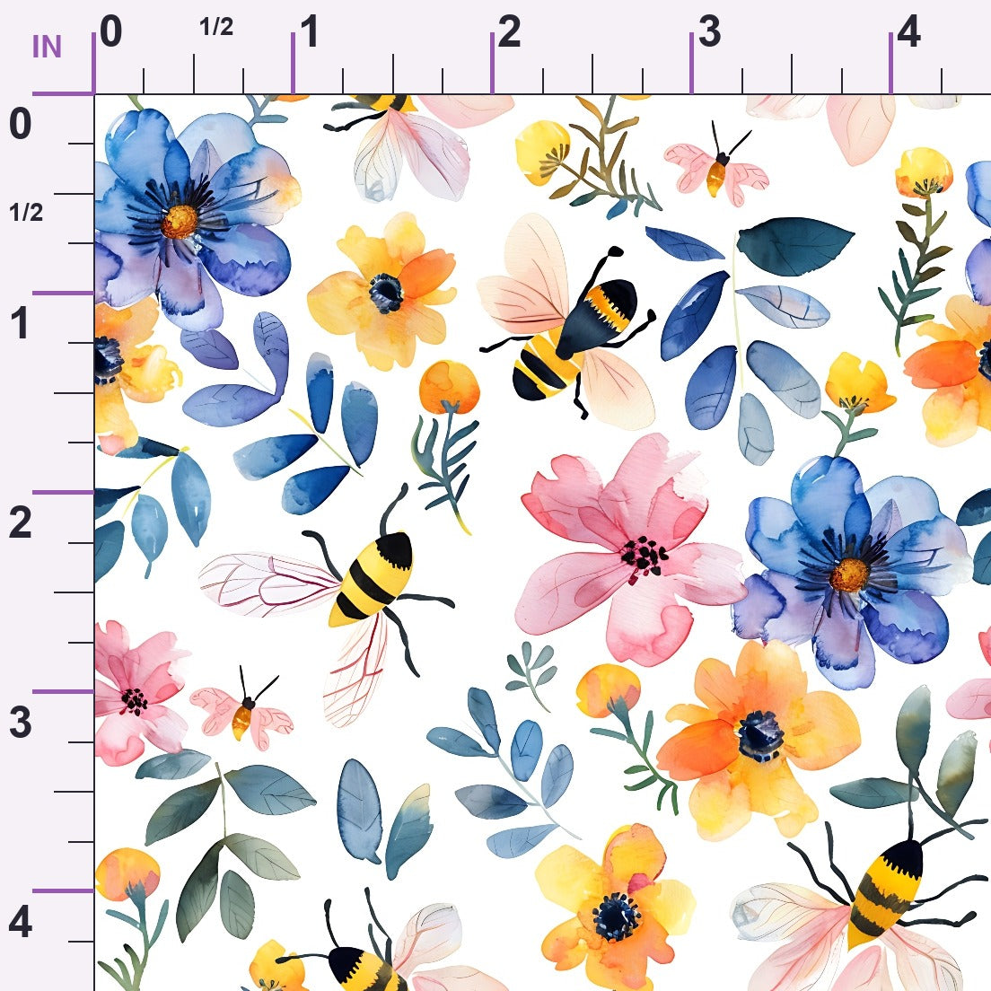 Honey Meadow Pattern 11 Minky Fabric