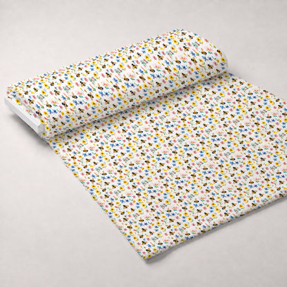 Honey Meadow Pattern 12 Minky Fabric