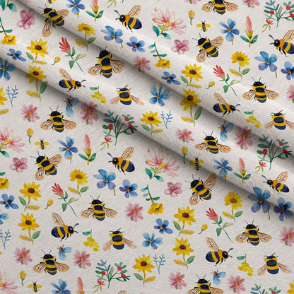 Honey Meadow Pattern 12 Minky Fabric
